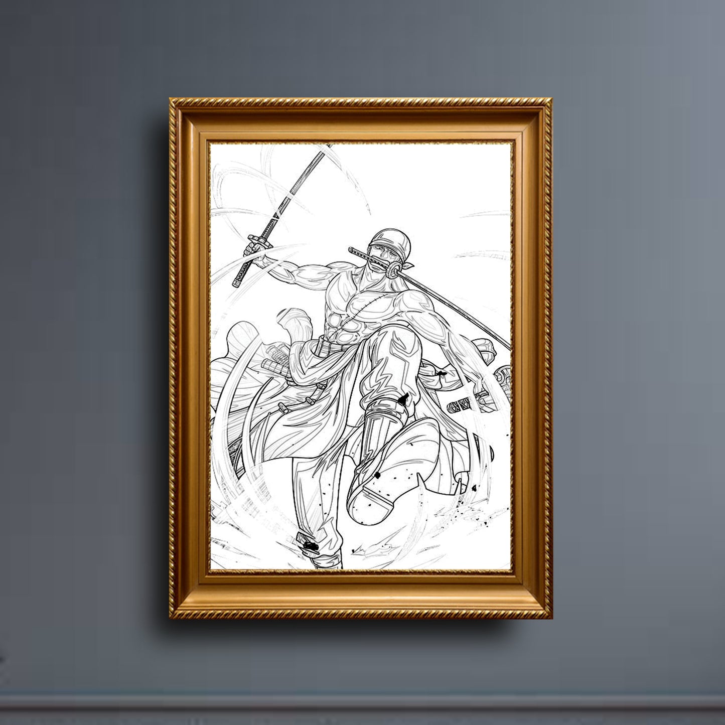 Zoro Anime Light Painting V1