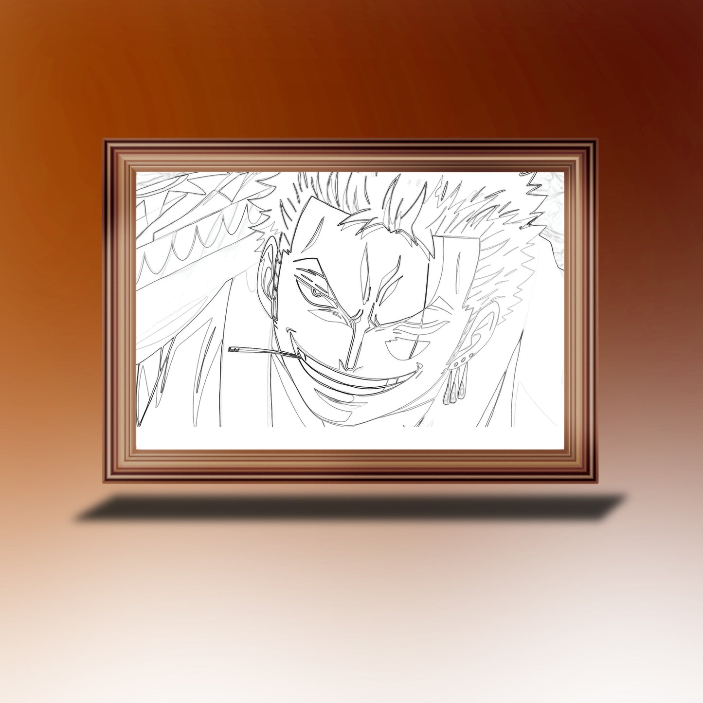 Zoro Anime Light Painting V2