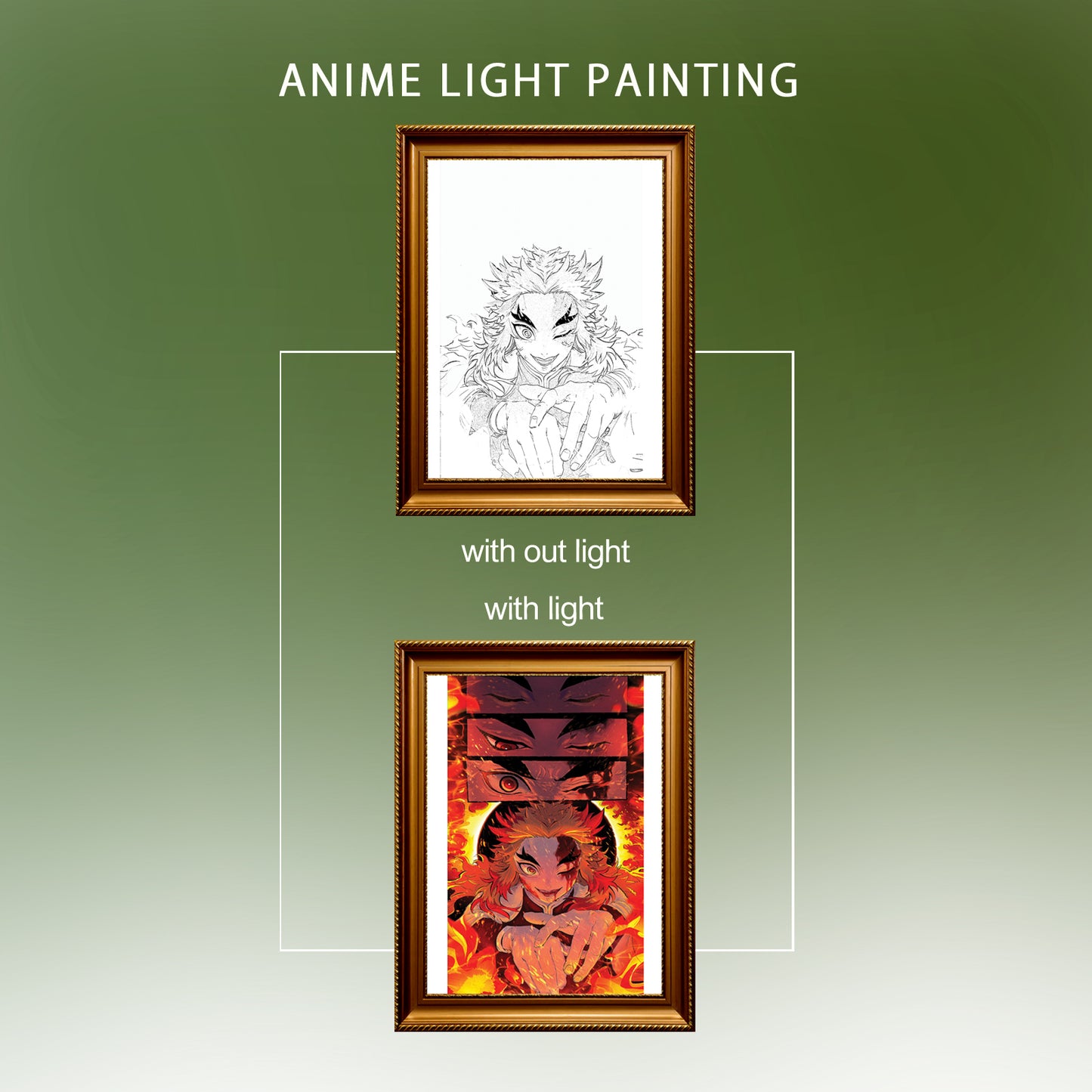 Rengoku Anime Light Painting V1