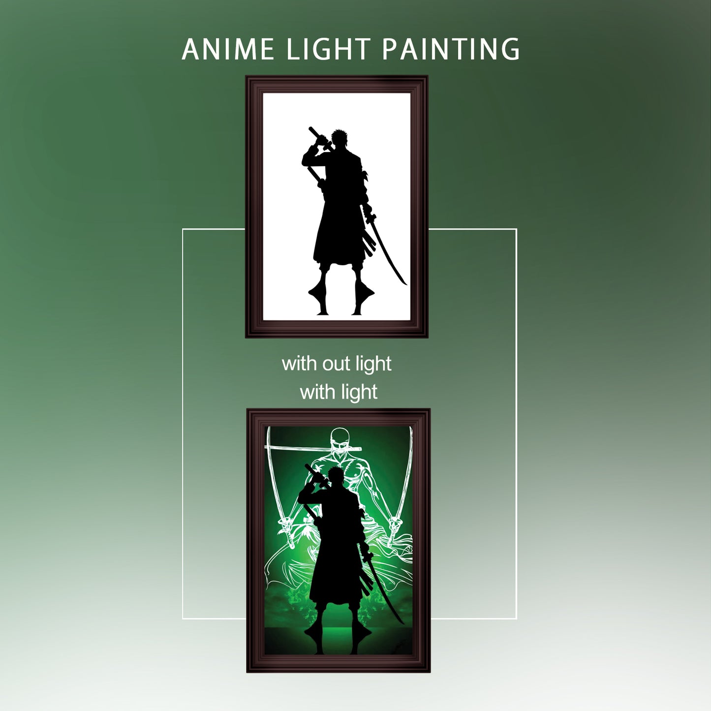 Zoro Anime Light Painting V3