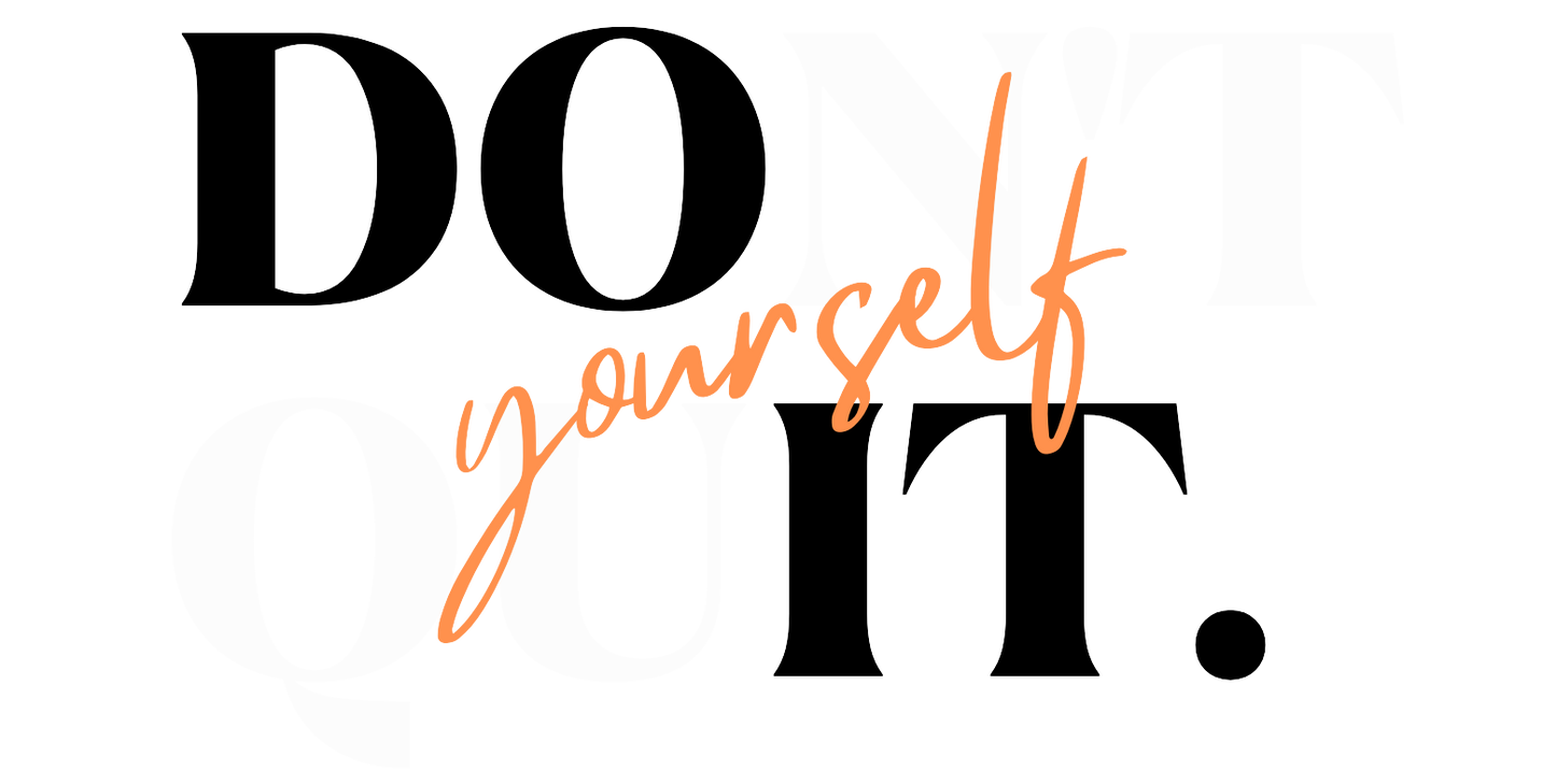 Topography T-Shirt DON'T QUIT YOURSELF(Unisex)