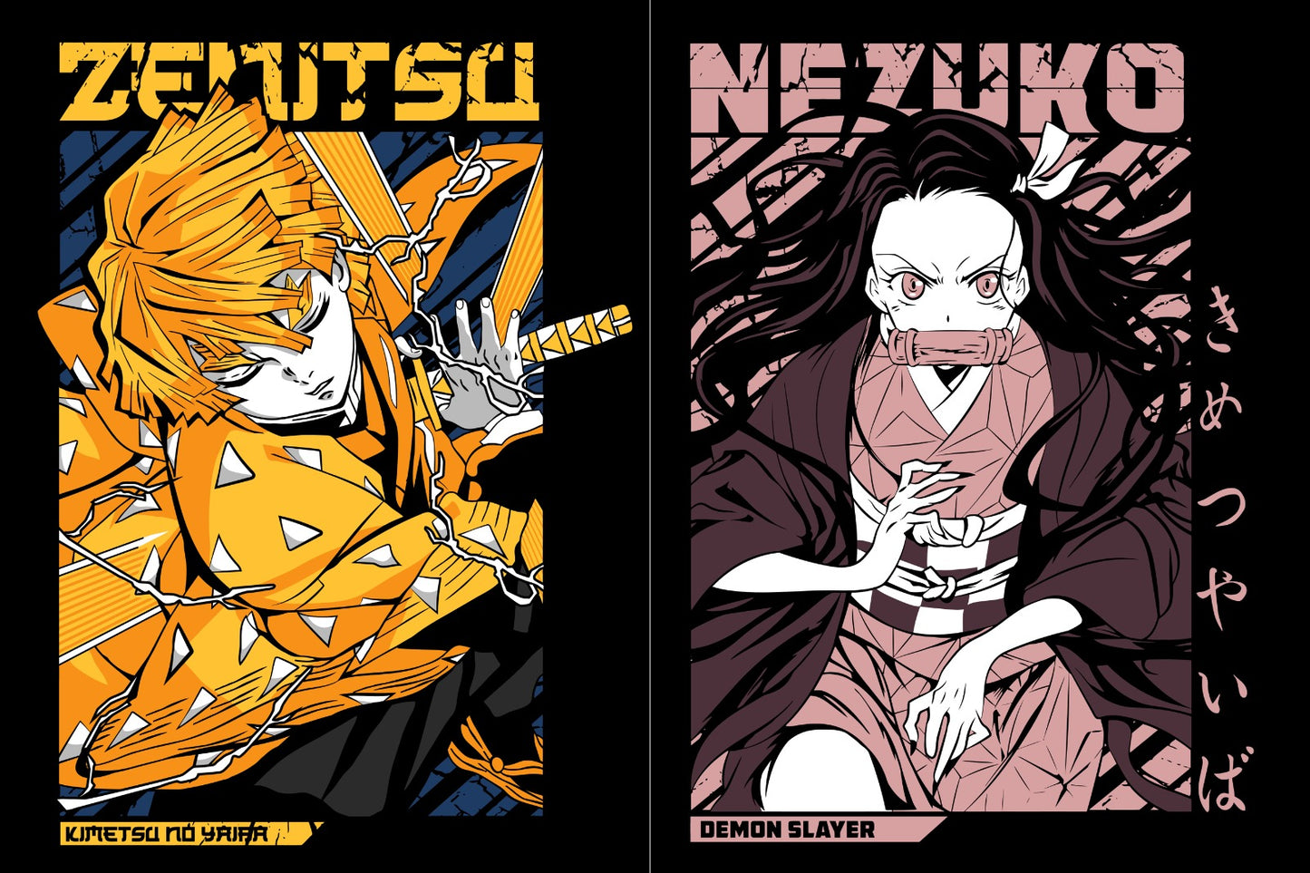 Demon Slayer Anime Posters Collection A4