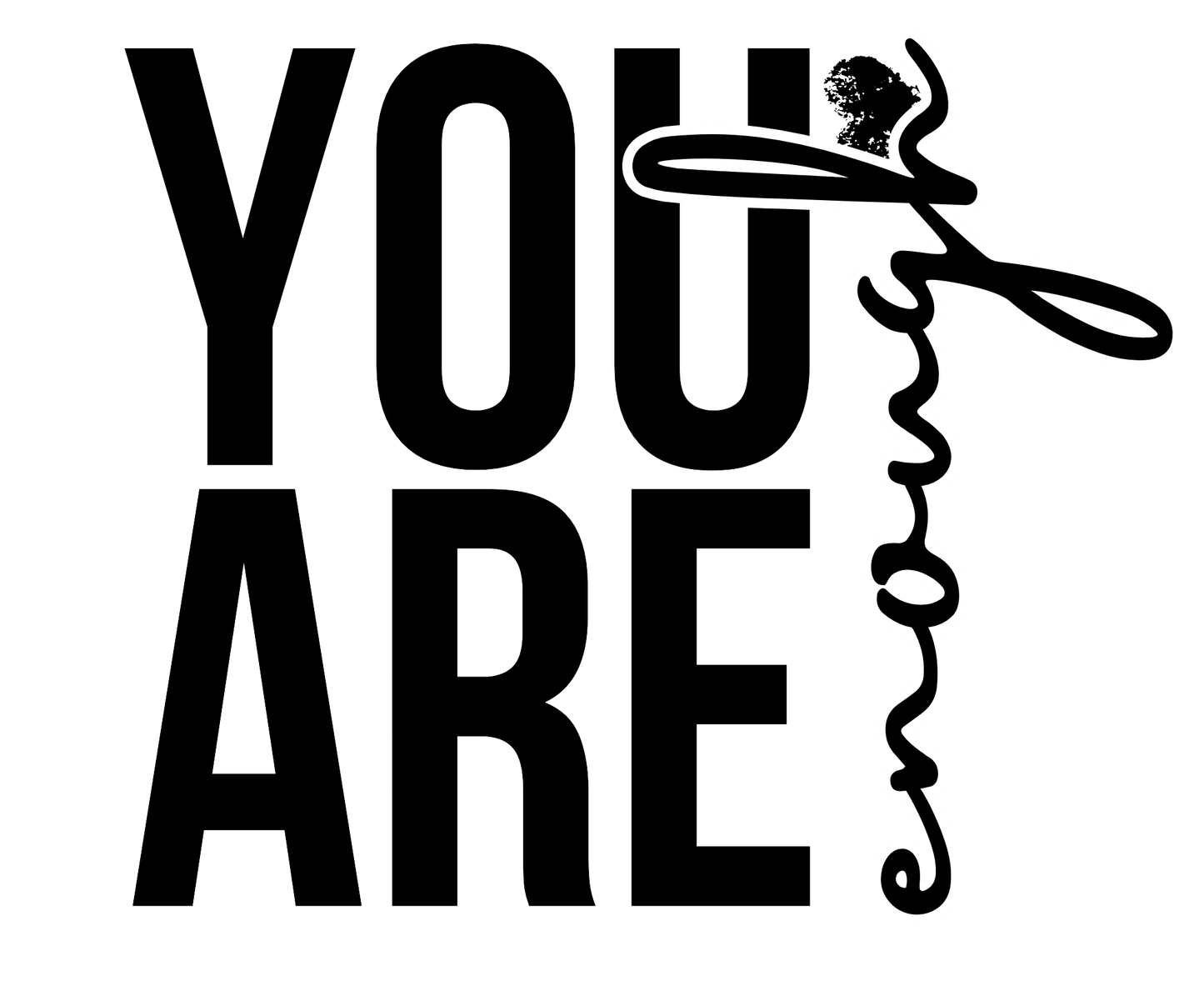 Topography T-Shirt YOU ARE ENOUGH (Unisex)